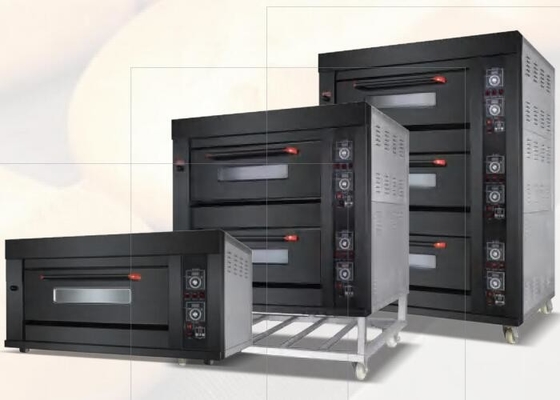 380V كهربائي وغاز 2 في 1 سطح فرن ميكانيكي