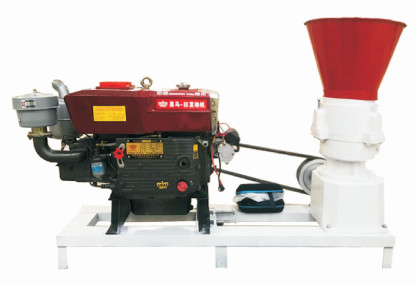 بيليه تغذية الدواجن والديزل ماكينة قوية ومستقرة 8-22hp شقة يموت 380V
