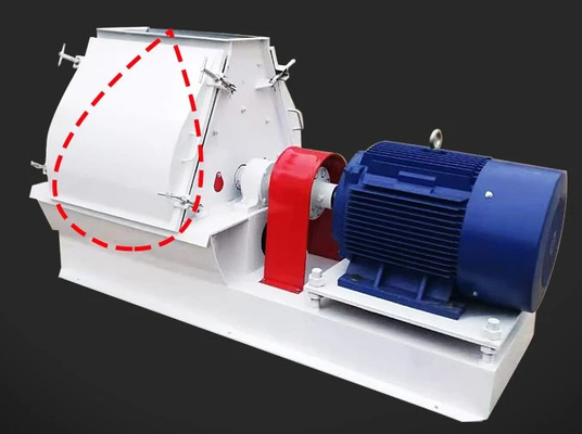 مطحنة المطرقة بقاعدة الماء المتكاملة 100kw عالية القوة الهيكلية SS304