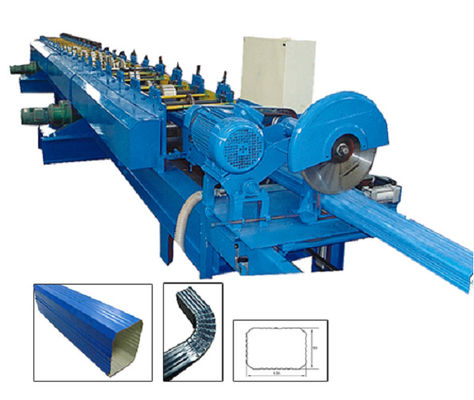 آلة تشكيل الأنابيب المستديرة 3.5T 6m / min 18 St Stand