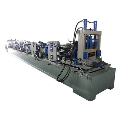 15m / min CZ Purlin آلة تشكيل 6.5T 15 محطة الأسطوانة