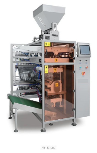 4Side Seal Seal Liquid Packaging Machine حبيبة / مسحوق 220v 4.5 Kw YH-K1080 F1080