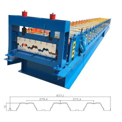 آلة تشكيل ألواح البلاط 8T 15KW لسطح الأرضية الفولاذي